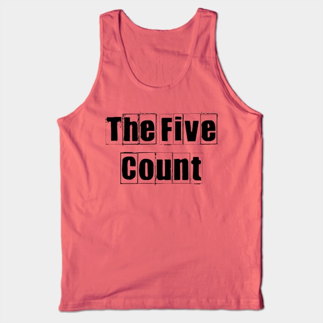 The Five Count - Vintage Black Logo Tank Top by thefivecount